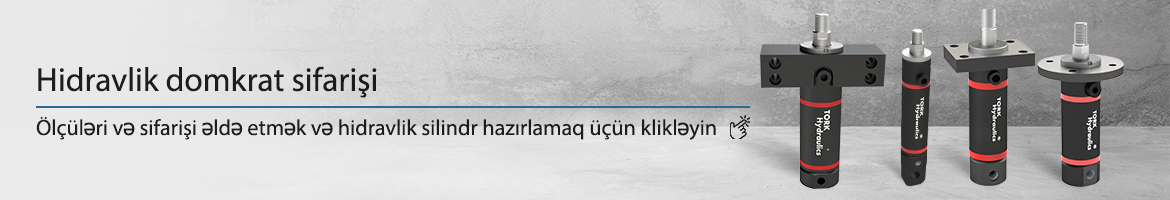 Hidravlik domkrat - hidravlik silindr - dairəvi kvadrat-düzbucaqlı yivli flanş silindrinin hazırlanması və sifarişi