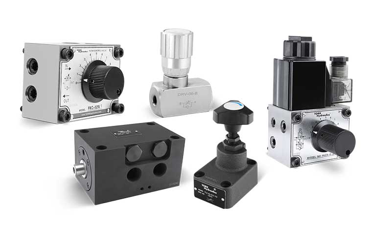 شیرهای کنترل سرعت-شیرهای تنظیم فشار-شیربرقی بالابر هیدرولیک-blain hydraulics