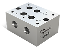 1V04/B,Valve block 1/2 Two holes under the bottom two holes from the side of the hydraulic tork Valf bloğu 1/2 Altta iki delik Hidrolik torkın yanından iki delik