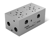 2V02,Blok 1/4 iki mərtəbəli polad hidravlik tork Blok 1/4 stalen hydraulisch koppel van twee verdiepingen