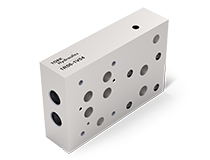 1R06-1V04,بلوک شیر یک دوم با فشارشکن سه چهارم One-second valve block with three-quarter pressure breaker