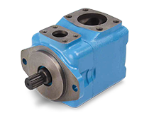Pump Cover(Shaft included) 45V,پوسته کامل تک خار-هزار خار 45V صنایع هیدرولیک ایرانیان