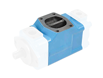 Middle Cover 4525V,پوسته میانی دوبل 4525V صنایع هیدرولیک ایرانیان