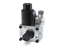 FKCS-G-2-02,فول کنترل برقی بلوکی سوپاپ دار 1/4 (نرمال بسته) 