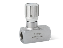 DRV-10-B,DRV10B فلو کنترل 3/8 سر راهی سوپاپدار ترک هیدرولیک 