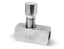 DRV-25-B,DRV25B فلو کنترل 1/4و1 سر راهی سوپاپدار ترک هیدرولیک 