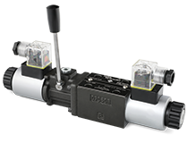 YJ4WE-6-G-W220-Z4L,شیربرقی هیدرولیک  شیربرقی دستی 1/4 وسط باز ترک هیدرولیک