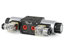 DL4WE-G1/4-E-W220-Z4L,شیربرقی هیدرولیک  شیربرقی 1/4 قابل کوبل وسط بسته ترک هیدرولیک