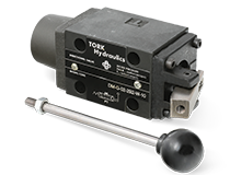DM-G-02-2B2-W-10,شیر دستی هیدرولیک  شیر دستی 1/4 بلوکی ضربدر موازی فنری ترک هیدرولیک 
