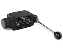 DM-G-02-2B2-O-10,شیر دستی هیدرولیک  شیر دستی 1/4 بلوکی ضربدر موازی قفلی ترک هیدرولیک