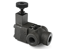 RV-T-04-1-30,فشارشکن دستی سرراهی هیدرولیک  فشار شکن 1/2 دستی سر راهی 8 الی70 بار ترک هیدرولیک 