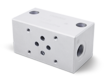 THBE - 02,THBE02 بلوک شیر1/4 قابل نصب روی یونیت (انتها) ترک هیدرولیک