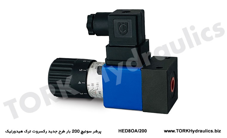 پرشر سوییچ 200 بار طرح جدید رکسروت ترک هیدورلیک, Реле давления 200 бар, новая конструкция Rexroth Turk Hydraulic
