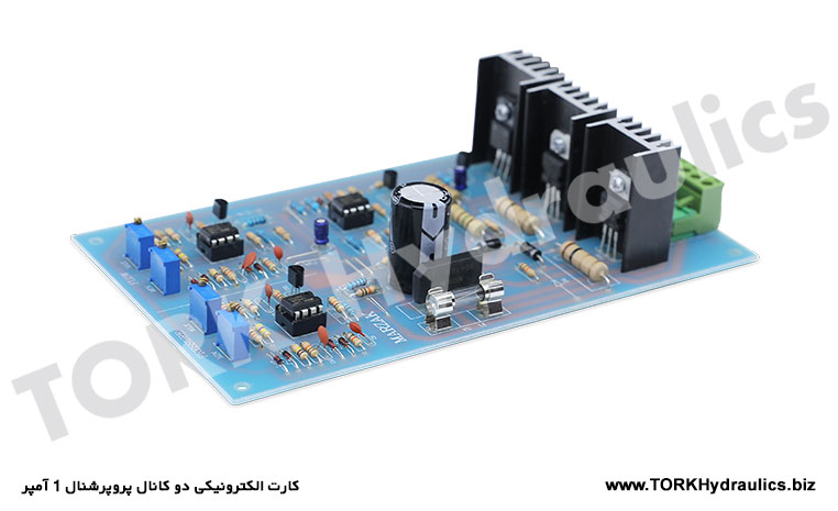 کارت الکترونیکی دو کانال پروپرشنال 1 آمپر, بطاقة إلكترونية احترافية بقناتين بقدرة 1 أمبير