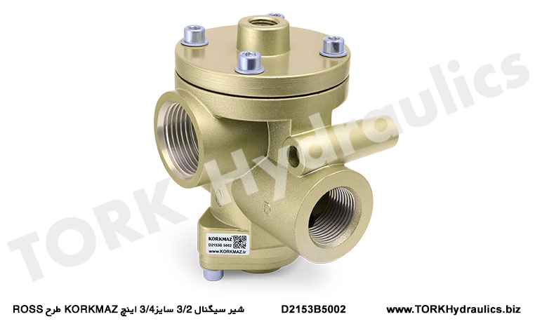 شیر سیگنال 3/2 سایز 3/4 اینچ طرح ROSS, شیر برقی رس 3/2 سایز3/4 اینچ 