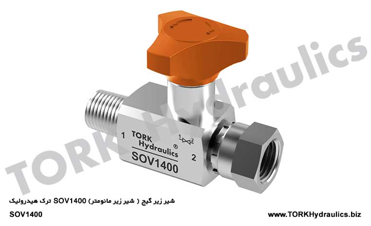 شیر زیرگیج (شیر قطع و وصل مانومتر) SOV1400 ترک هیدرولیک, شیر زیرگیج (شیر قطع و وصل مانومتر) هیدرولیک