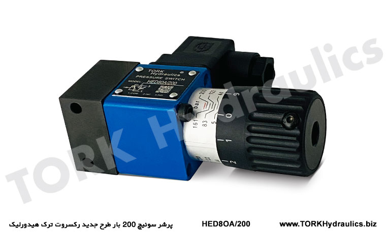 پرشر سوئیچ 200 بار طرح جدید رکسروت ترک هیدورلیک, پرشر سوئیچ هیدورلیک 200 بار رکسروت 