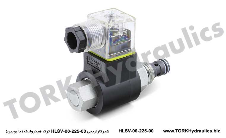 شیرکارتریجی HLSV-06-225-00 ترک هیدرولیک (با بوبین), Гидравлическая трещина клапана картриджа ХЛСВ-06-225-00 (со змеевиком)