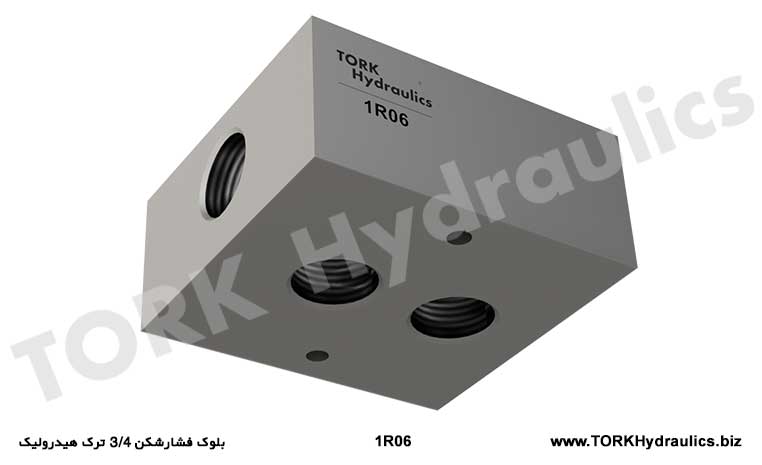 بلوک فشارشکن 3/4 ترک هیدرولیک, 3/4 hydraulic breaker block