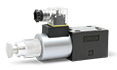 شیربرقی 1/4 ضربدر موازی تحریک دستی دار ترک هیدرولیک,شیربرقی یک چهارم هیدرولیک- Solenoid valve 1/4 times parallel to the manual hydraulic tork stimulation