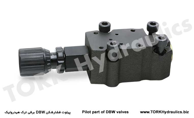 پیلوت فشارشکن DBW برقی ترک هیدرولیک, DBW elektrikli çatlak hidrolik basınç kırıcı pilotu
