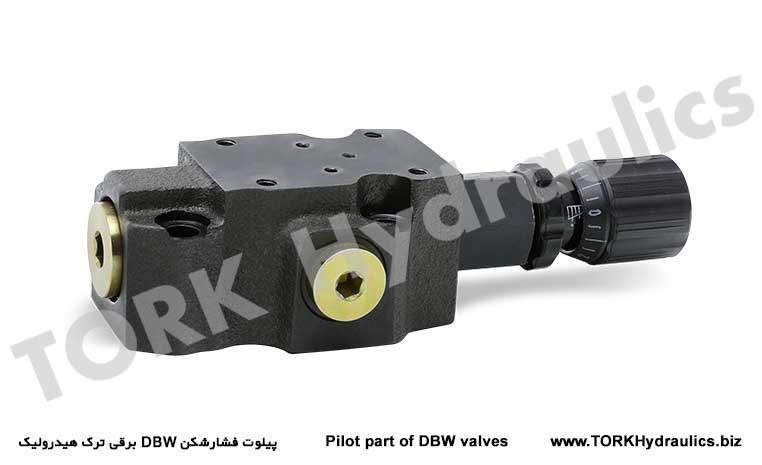 پیلوت فشارشکن DBW برقی ترک هیدرولیک, Elektrikli DBW basınç kesici pilotu hidrolik tork