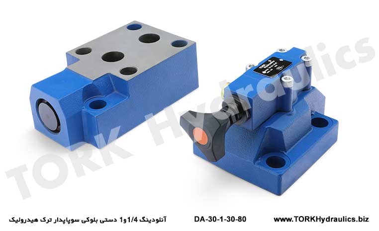 آنلودینگ 1/4و1 دستی بلوکی سوپاپدار ترک هیدرولیک, Hidrolik çatlak valfli 1/4 ve 1 manuel blok boşaltma