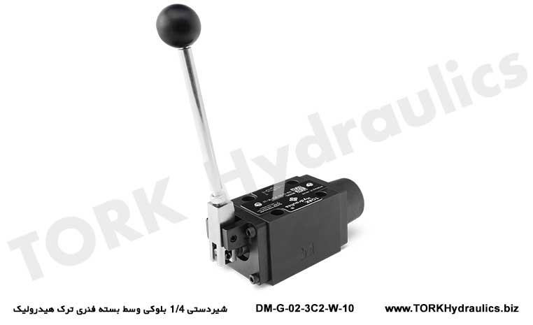 شیردستی 1/4 بلوکی وسط بسته فنری ترک هیدرولیک, Hidrolik çatlak yay paketinin ortasındaki blok el valfi