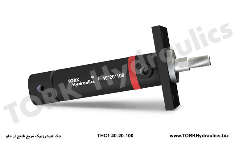 جک THC1 40-20-100 فلنج از جلو ترک هیدرولیک, شفة جاك THC1 40-20-100 من الشق الهيدروليكي الأمامي