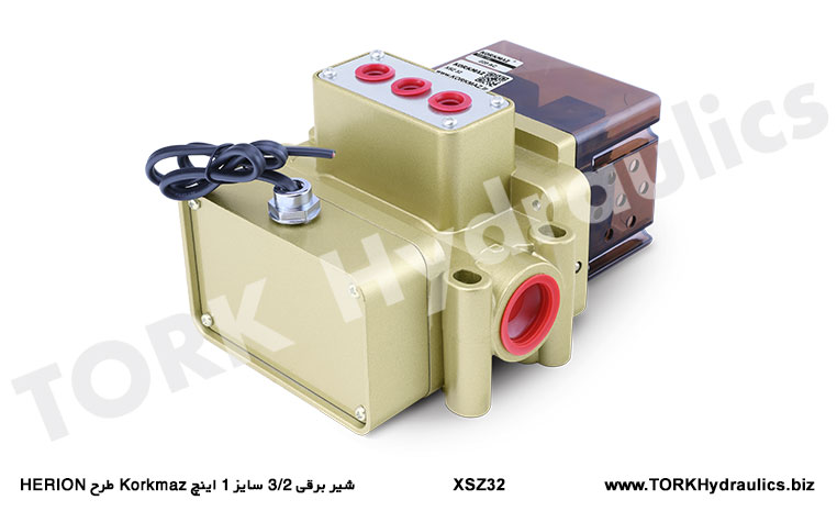شیر برقی 3/2 سایز 1 اینچ Korkmaz طرح HERION, Solenoid valf 3/2 boy 1 inç Korkmaz design HERION