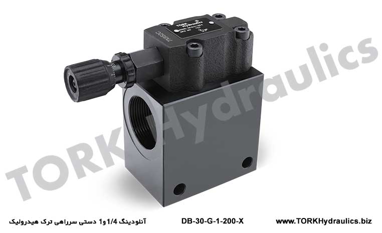 آنلودینگ 1/4و1 دستی سرراهی ترک هیدرولیک, Unloading Valf