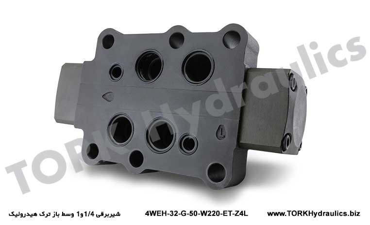 شیربرقی 1/4و1 وسط باز ترک هیدرولیک, Solenoid Kumandalı Yönlü 4WEH-32-G-50 Valfı