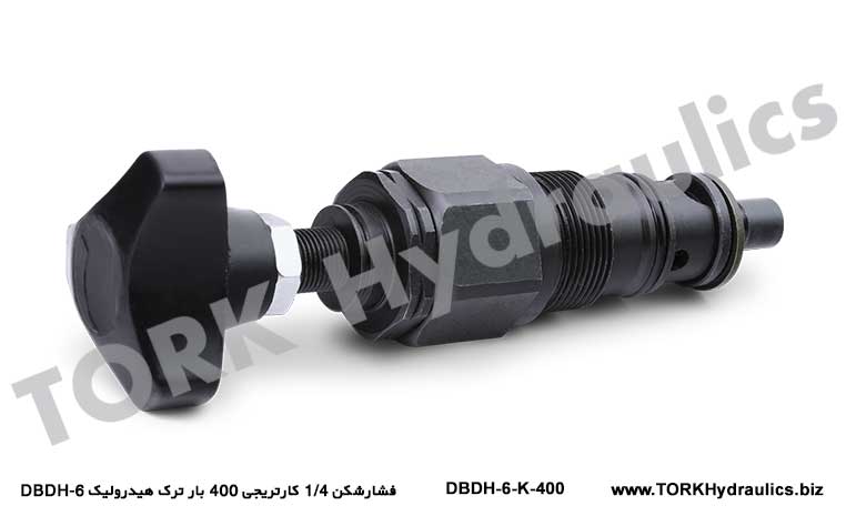 فشارشکن 1/4 کارتریجی  400 بار ترک هیدرولیک DBDH-6, 1/4'' EMNIYET VALFI