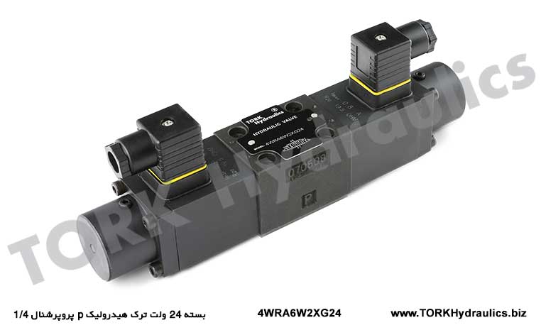 پروپرشنال 1/4 p بسته 24 ولت ترک هیدرولیک, 4WRA6W2XG24 ORANSAL ÇİFT BOBİN YÖN KONTROL (PROPORTIONAL) VALFİ