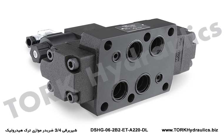 شیربرقی 3/4 ضربدر موازی ترک هیدرولیک, DSHG-06-2B2-ET BOBİN YÖN KONTROL VALFI